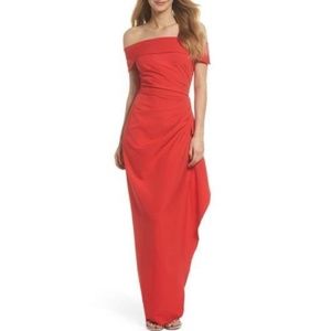VINCE CAMUTO- Maxi Coral Evening Gown- Size 12